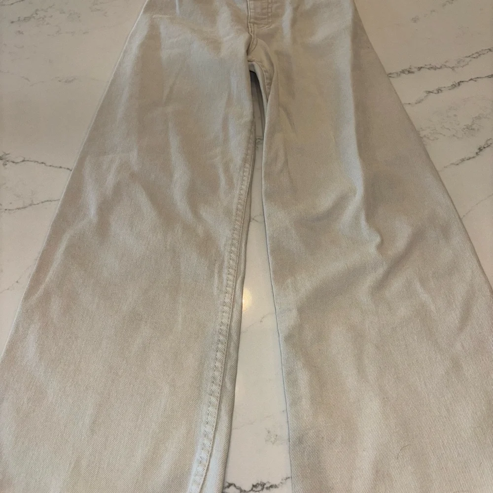 Zara Kids Beige Wide-Leg Pants
